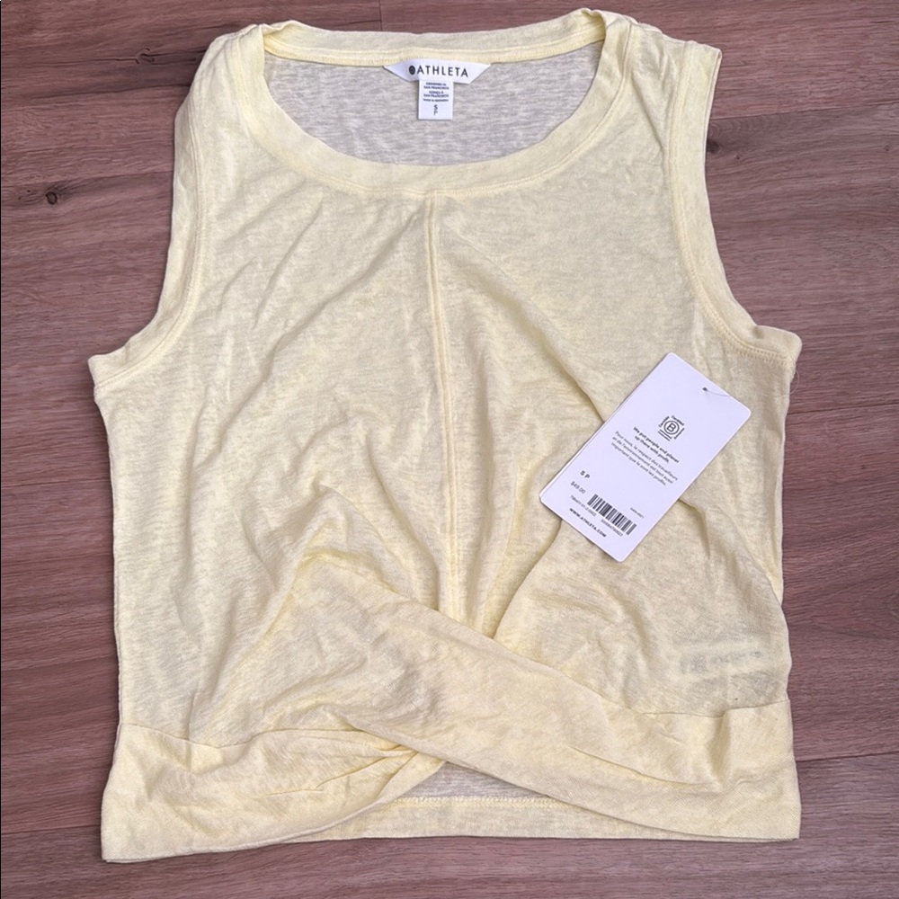 Athleta Women's Yellow Tank Top